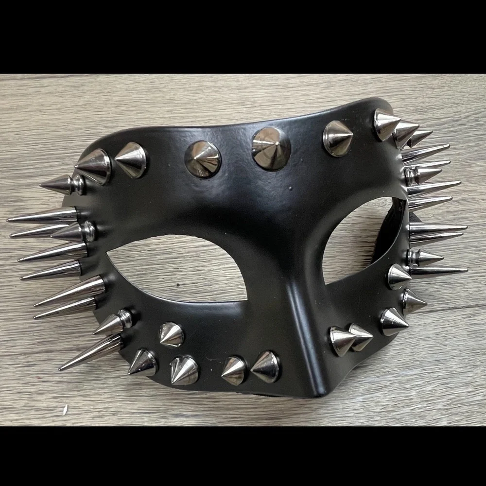 Unisex Steampunk Fantasy Aesthetic Masquerade Party Custom Spike Mask NWT!